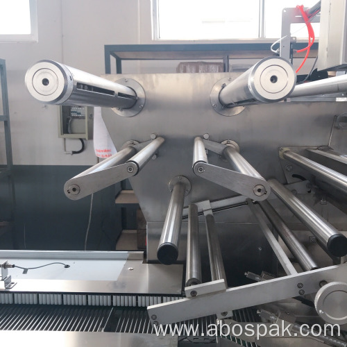 automatic buns rolls slicer packing machine